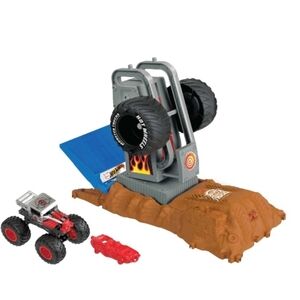 👑Monster Truck Playset - Gray, Red, and Blue